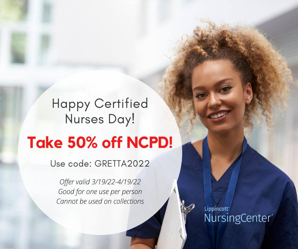 Certified Nurses Day | Lippincott NursingCenter