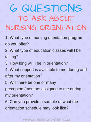 Nursing Orientation: What to know for your job search