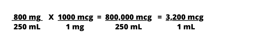 Drug Calculations Continuous Iv Drips Mcg Kg Min Nursingcenter