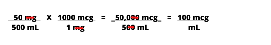 Mg per ml conversion best sale