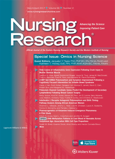 Eastern Nursing Research Society: 29th Annual Scientific Sessions