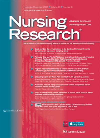 nursing research study articles