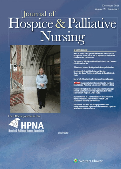 Journal of Hospice and Palliative Nursing