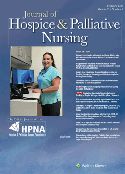 Journal of Hospice and Palliative Nursing