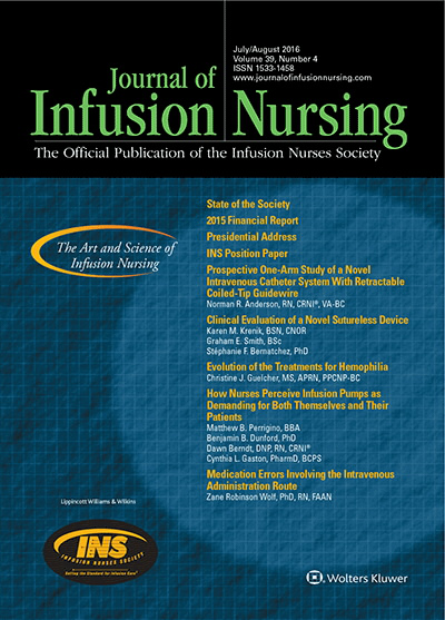 Infusion Standards: A Document Without Borders | Article | NursingCenter