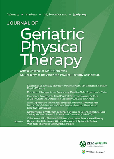 Journal of Geriatric Physical Therapy