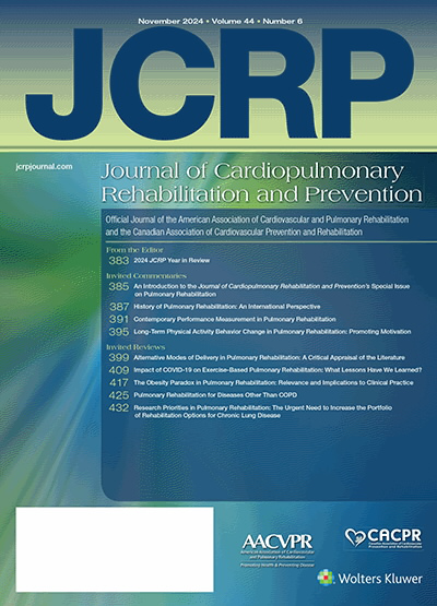 Journal of Cardiopulmonary Rehabilitation & Prevention