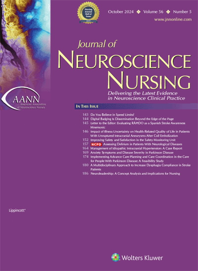 Journal of Neuroscience Nursing