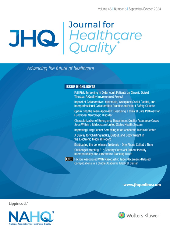 Journal for Healthcare Quality